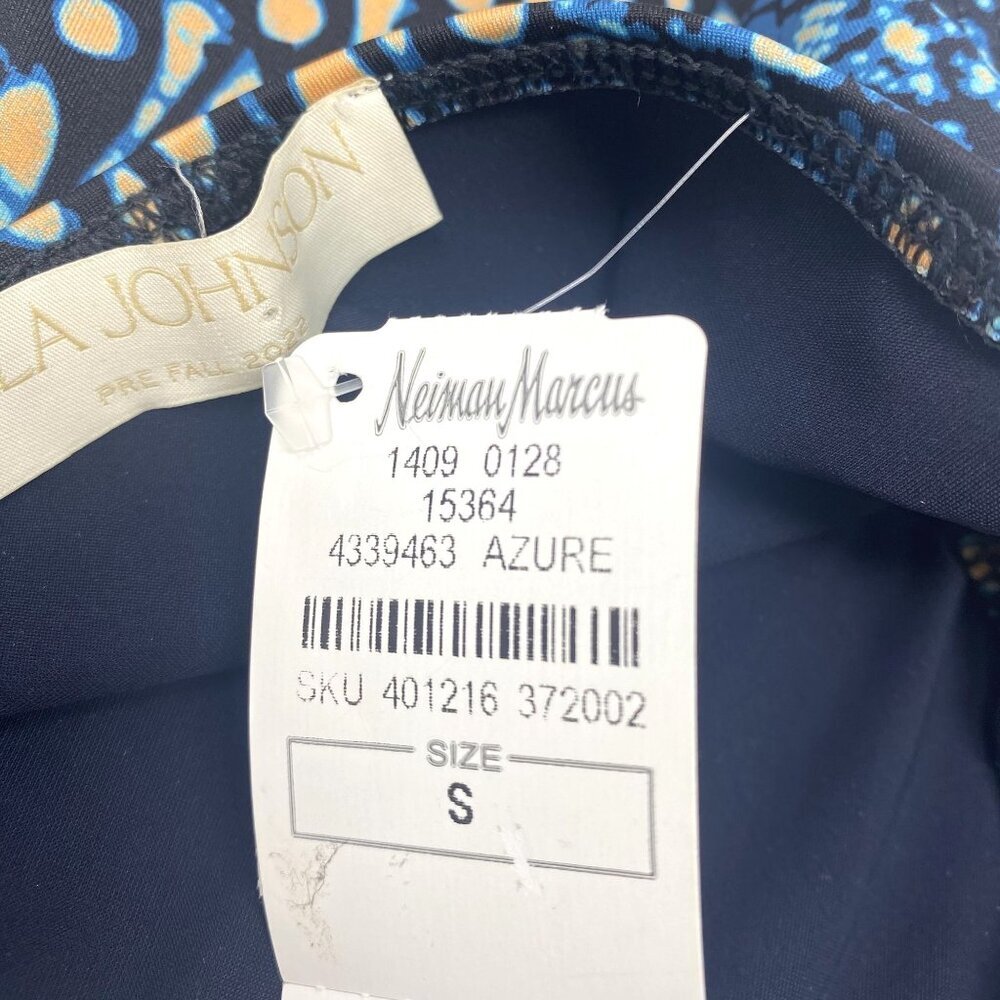 Ulla Johnson NWT Dani Bikini Bottom Pattern Azure Size Small Tropical  B21 - Picture 11 of 14